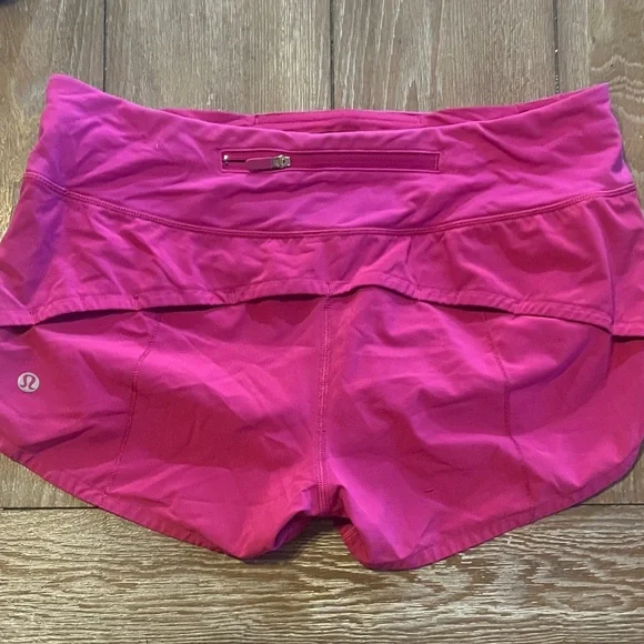 Lululemon Athletica Magenta Athletic Shorts - Picture 2 of 4